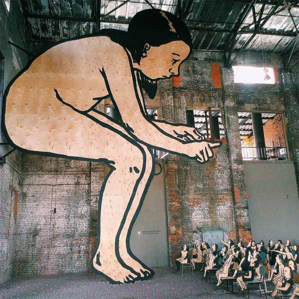 Инсталляция Александра Шишкина-Хокусая «Практики взросления» в музее уличного искусства Петербурга